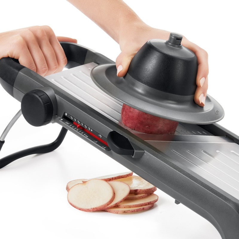 OXO Good Grips Chef's Mandoline Slicer - Adjustable Stainless Steel Blade for Precise Vegetable & Fruit Slicing - Perfect for Salads, Meal Prep & Garnishing