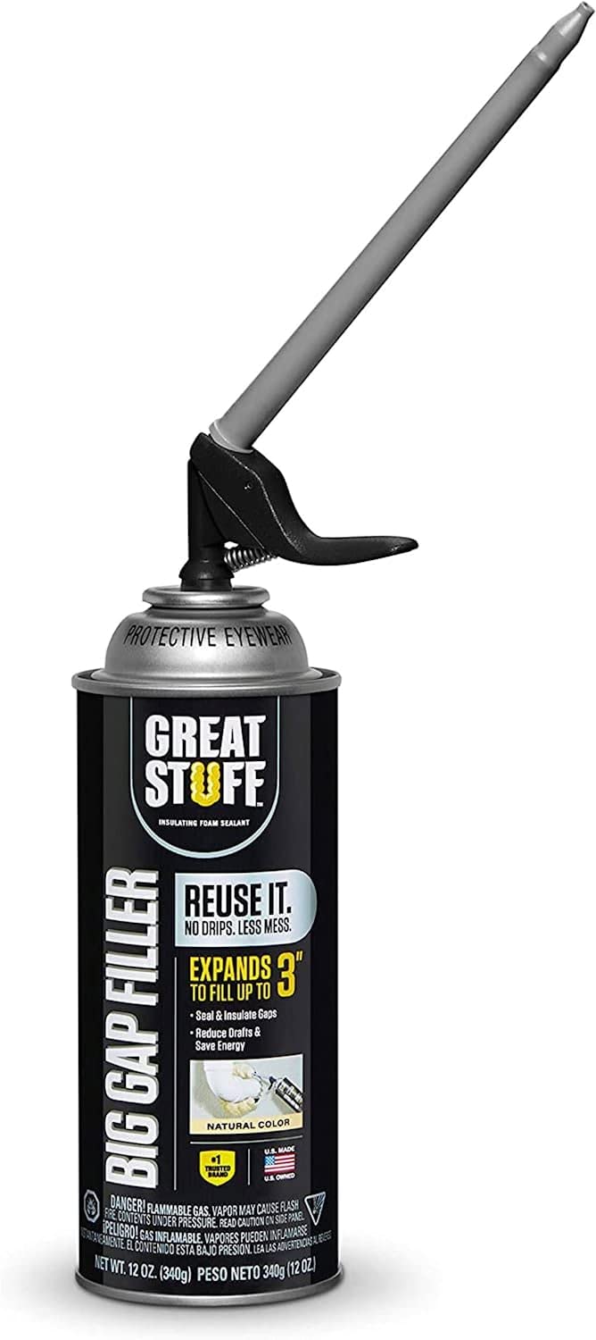 Great Stuff 99108860 Smart Dispenser Foam Sealant - 12 Pack for Home Insulation, Air Sealing & DIY Projects | Perfect for Gaps, Cracks & Energy Efficiency