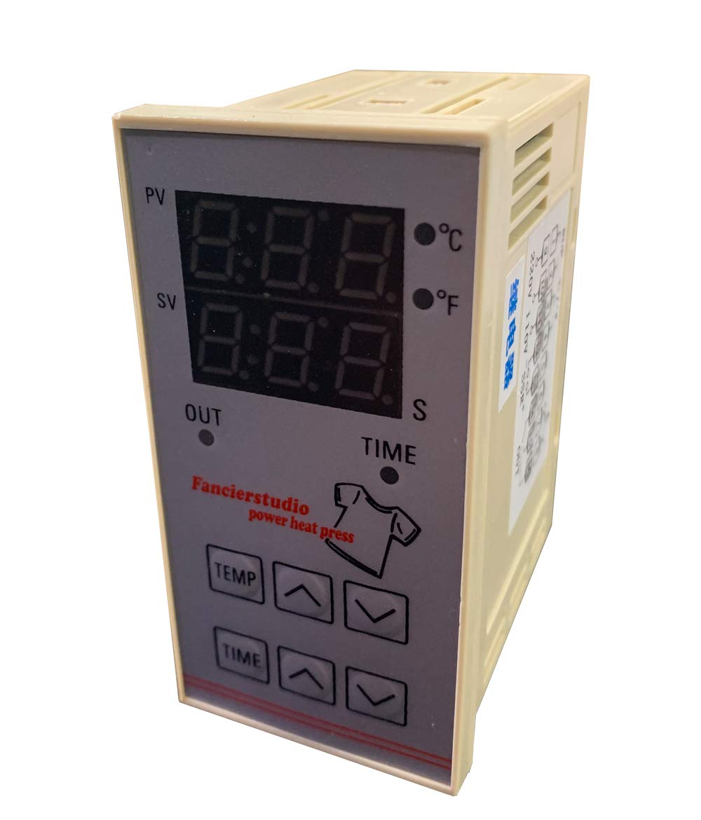 Fancierstudio Heat Press Replacement Temperature Controller - 15x15 Power Heat Press Thermostat for T-Shirt Printing, Sublimation & Vinyl Transfer