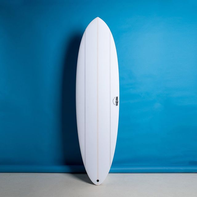 JS Industries Big Baron PE Carbon Fusion 6'2 Surfboard with Futures Fins - Maroon Red | High-Performance Shortboard for Waves & Beach Surfing