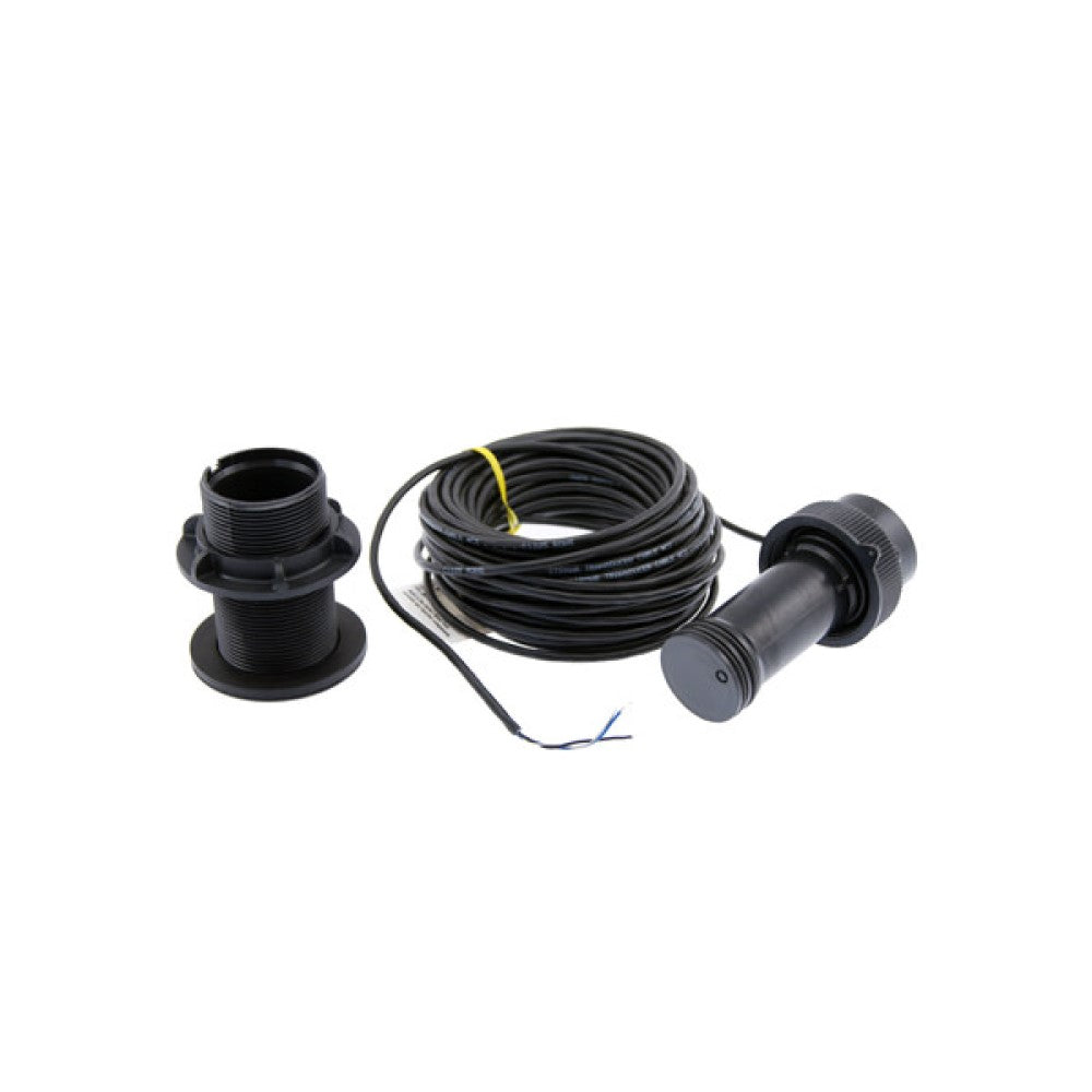 Airmar D800 170C P624 INSR Thru-Hull Transducer with 20° Tilt & 15m Cable - Perfect for Marine Navigation, Fish Finding, and Boat Depth Sounding