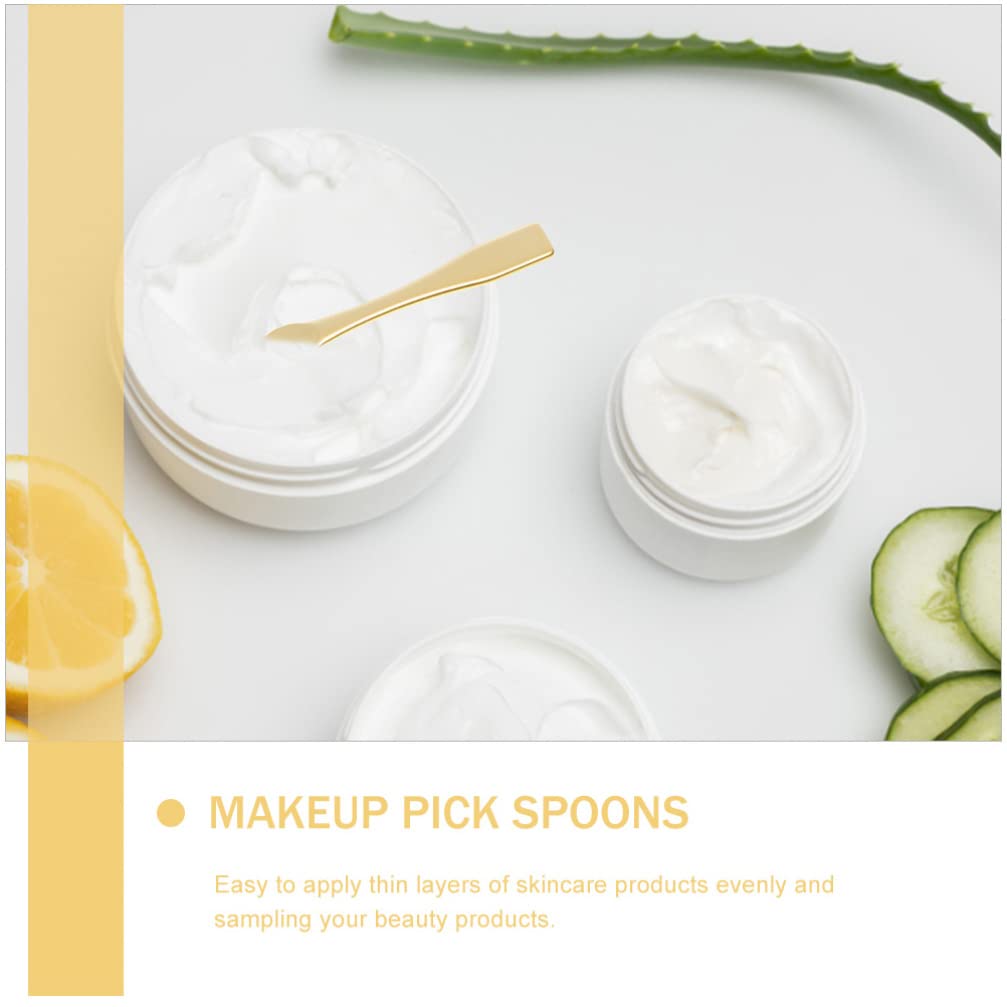 Metal Makeup Spatulas 30Pcs - Disposable Beauty Tools for Creams & Masks