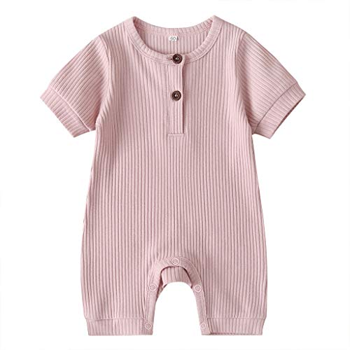 B--pink Short Sleeve Bodysuit