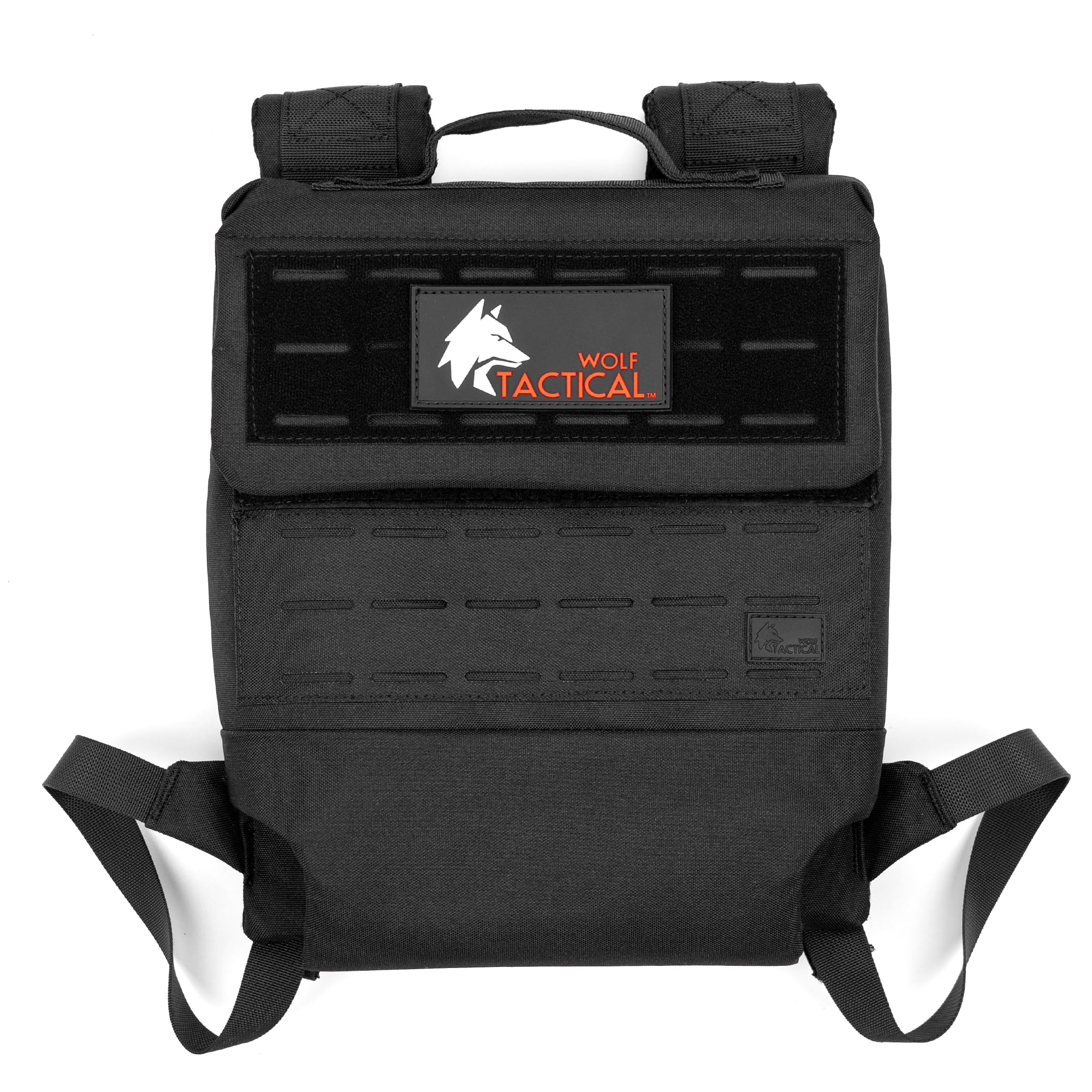WOLF TACTICAL Weighted Backpack for Rucking - Adjustable Fitness Backpack with Weight Plate Pockets for Running, Hiking & Strength Training - Perfect for Outdoor Workouts, Military Training & CrossFit