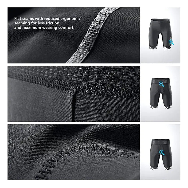 Men's Triathlon Cycling Shorts - Quick Dry, Comfortable & Breathable for Swim, Bike, Run - Perfect for Triathlons, Training & Outdoor Sports