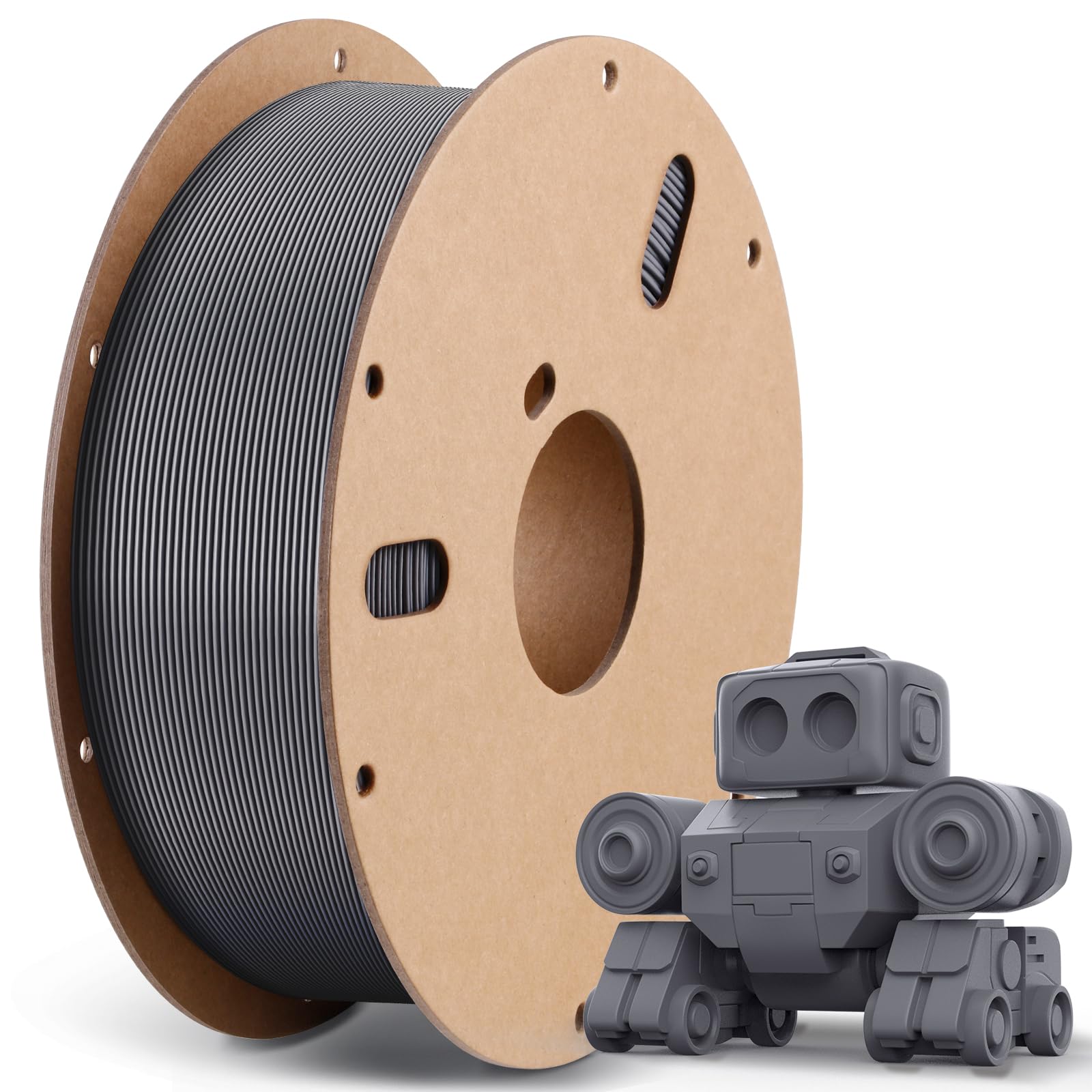 ANYCUBIC High Speed PLA 3D Printer Filament 1.75mm - 1KG Spool Gray | Ultra Fast Printing (10X Speed) with High Precision (±0.02mm) | Compatible with Most FDM 3D Printers | Perfect for Rapid Prototyping, Cosplay Props & DIY Projects