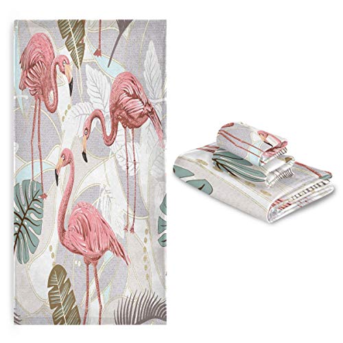 Flamingo Palm Leaves