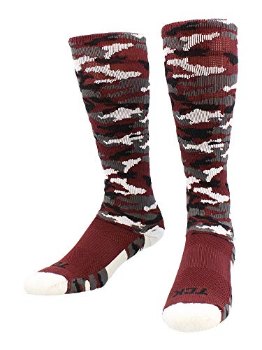 Maroon/White Camo