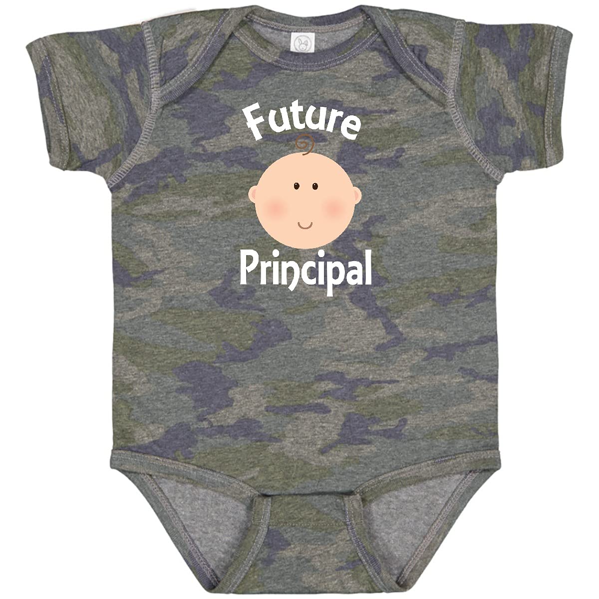 Inktastic Future Principal Baby Occupation Bodysuit - Cute Infant Onesie for Teachers & Education Lovers - Perfect for School Events, Baby Showers & Gifts