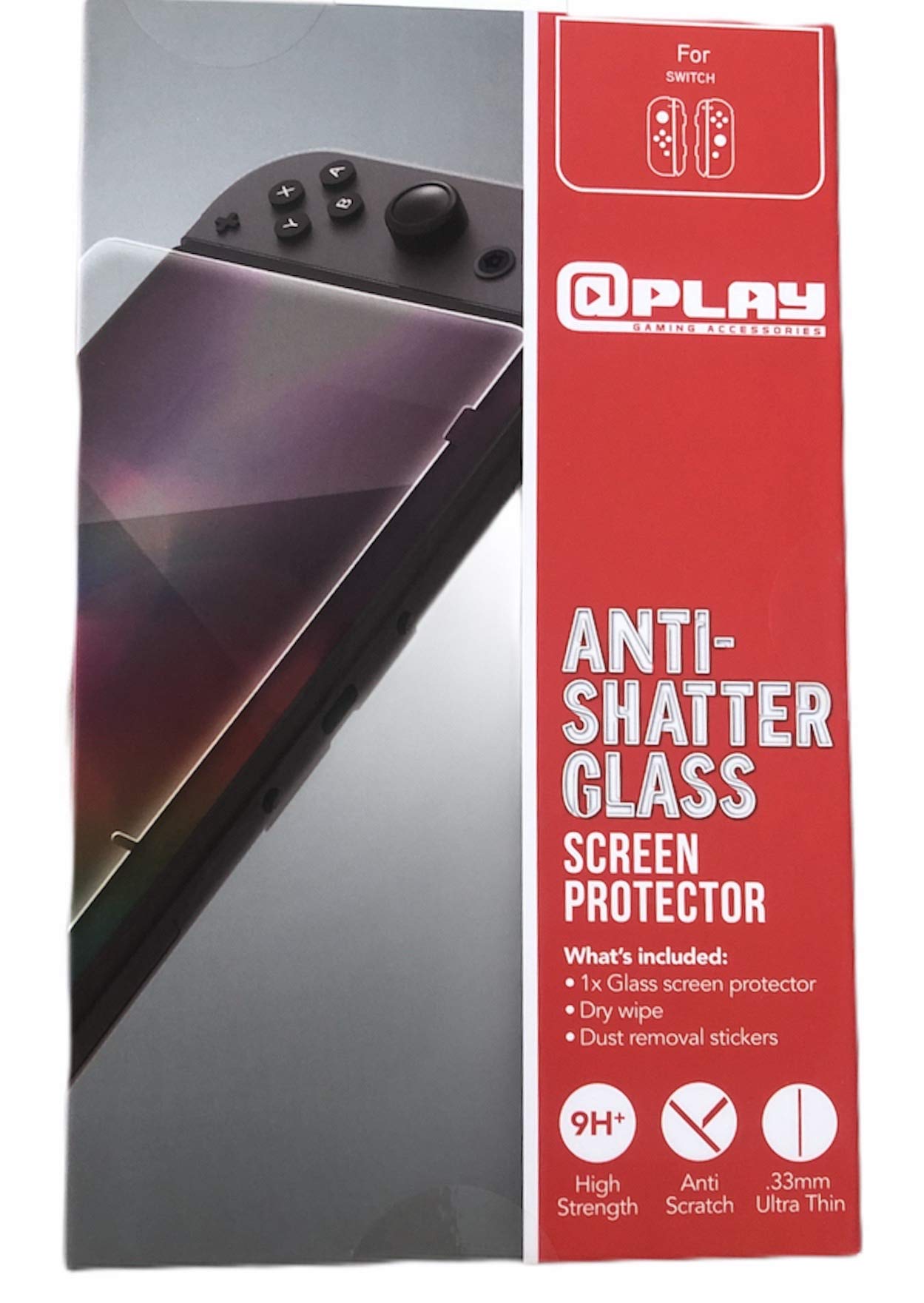 Nintendo Switch Tempered Glass Screen Protector - 2 Pack, Anti-Scratch, HD Clear, Bubble-Free - Perfect for Gaming Protection & Travel Use