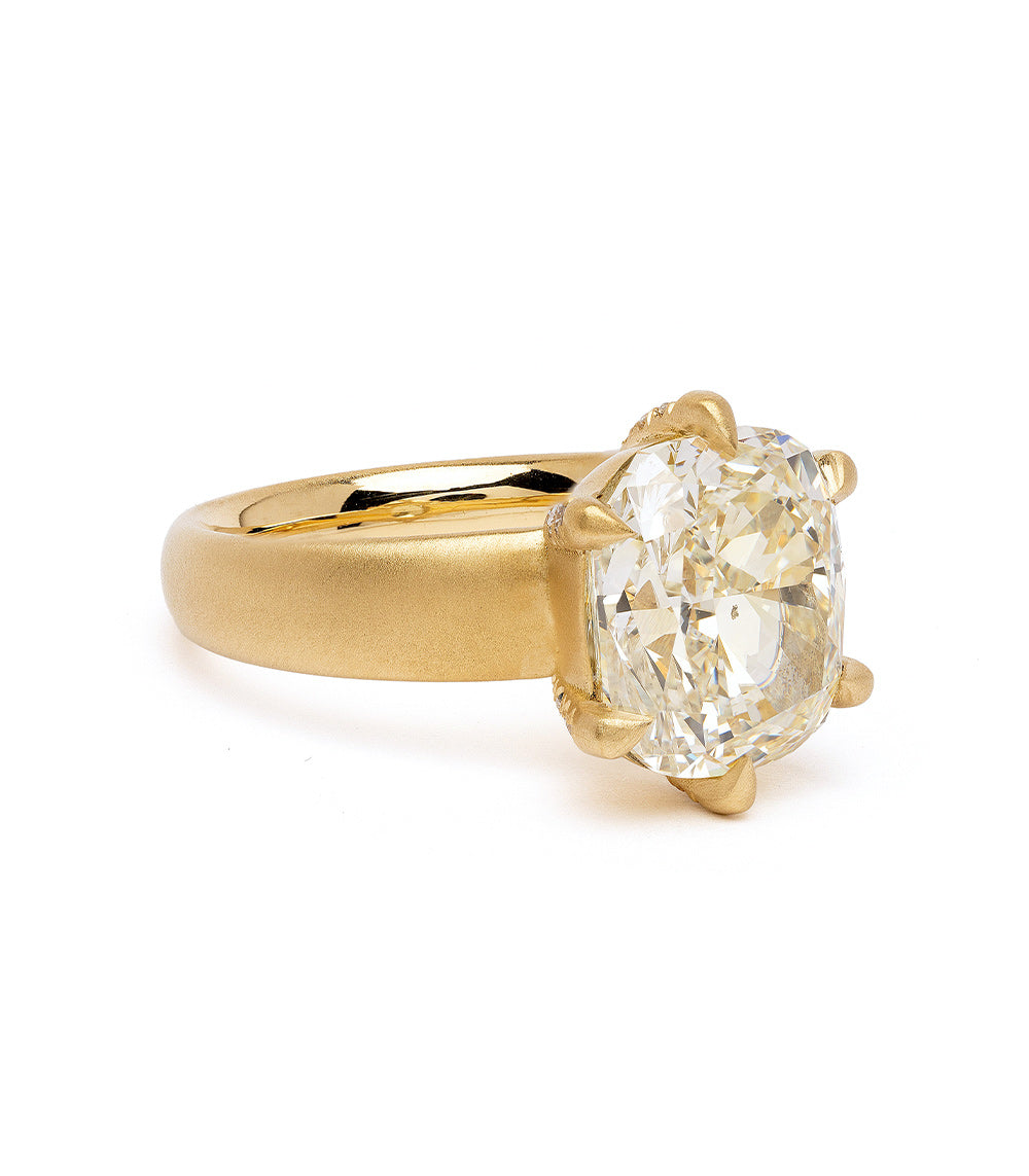 Ella 5.34Ct Cushion Cut Diamond Engagement Ring for Women - Unique Vintage Style Wedding Band, Perfect for Proposals, Anniversaries & Special Occasions