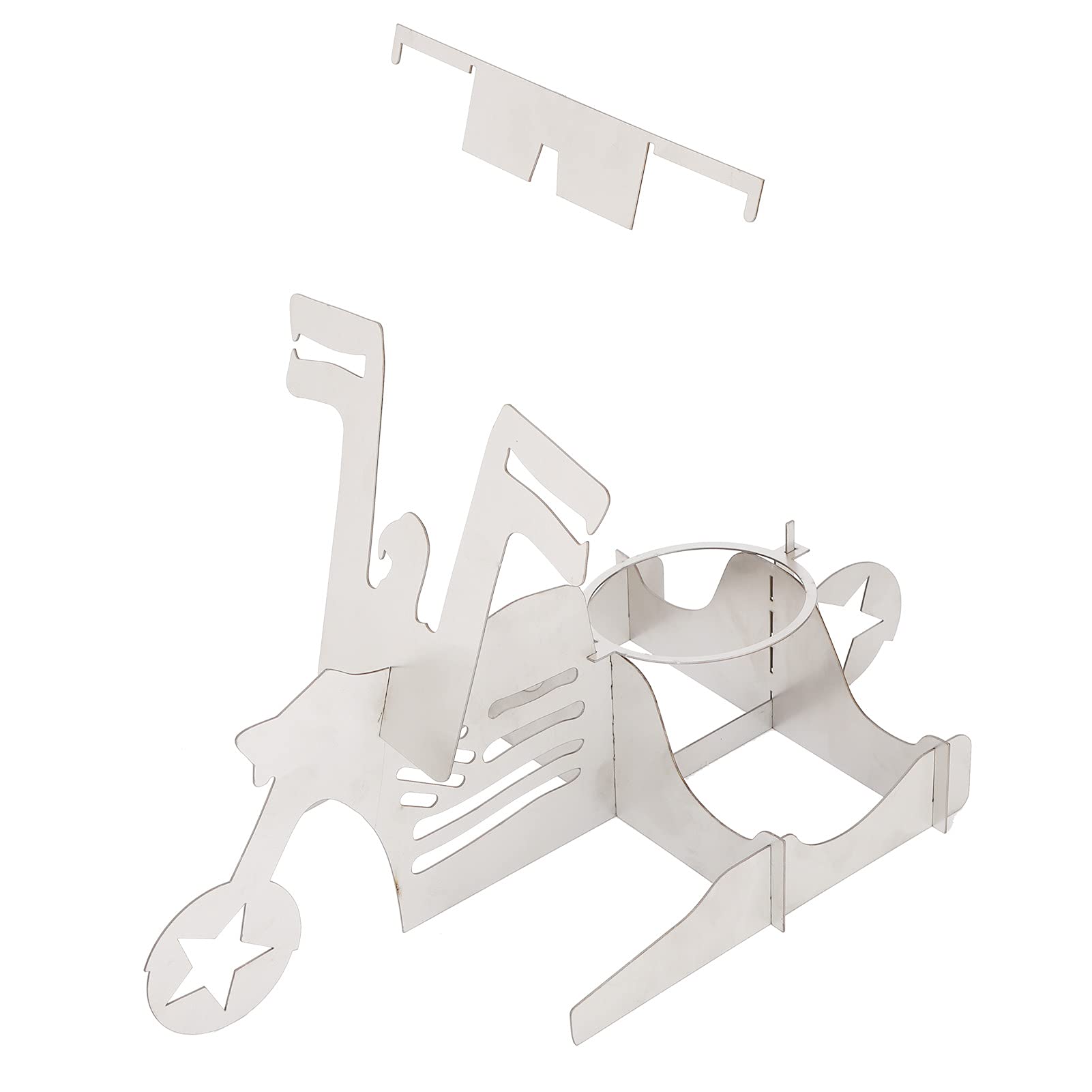 Motorcycle-Shaped Chicken BBQ Roaster Stand - Durable Stainless Steel Grill Rotisserie for Home Kitchen | Perfect for Backyard BBQs, Camping & Outdoor Cooking