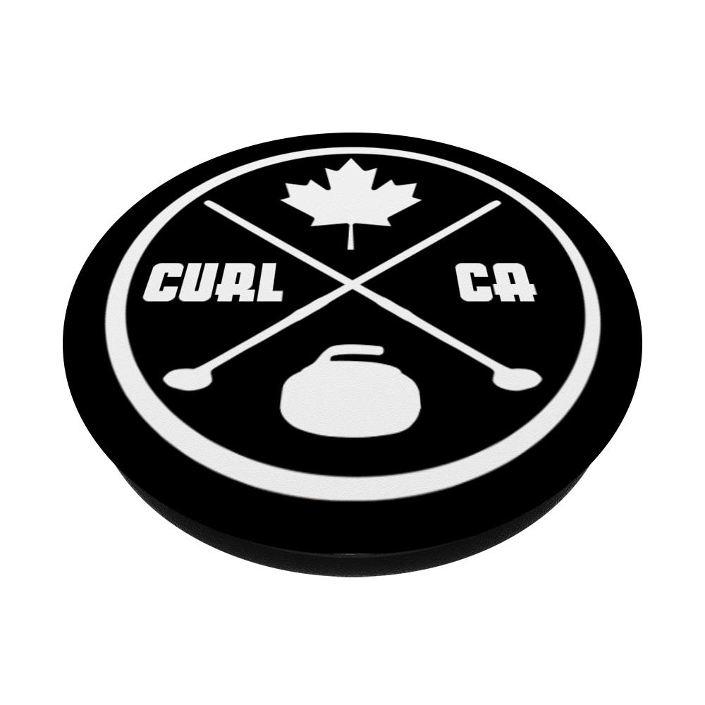 Canada Curling Phone Stand - Premium Canadian Curler Gear for Hockey Fans | Perfect for Watching Games & Supporting Your Team