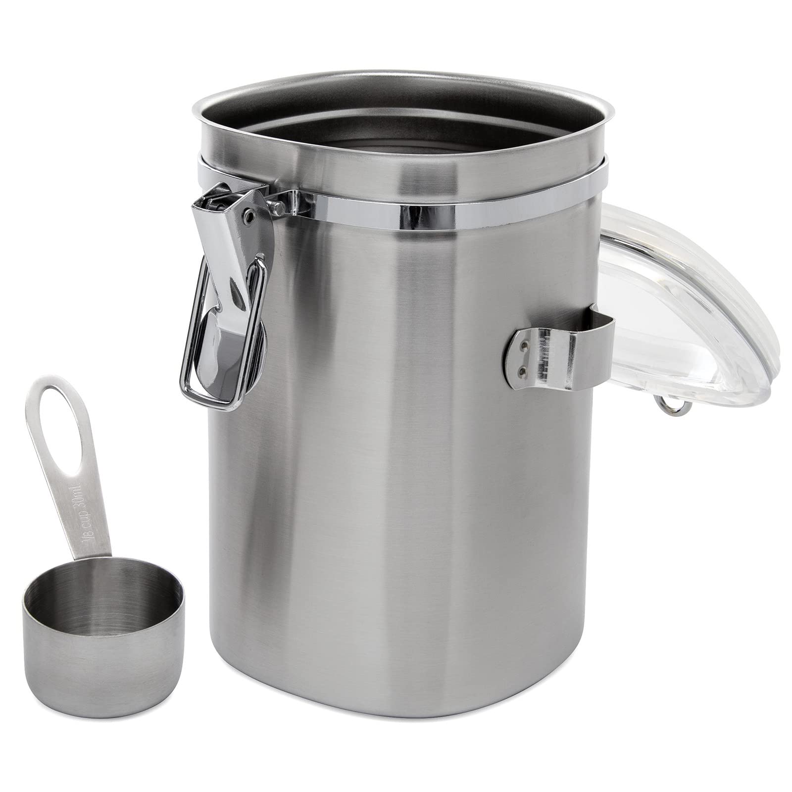 Cuisinart EM-200NP1 15-Bar Professional Espresso Machine with Stainless Steel Coffee Canister & Measuring Spoon Bundle - Perfect for Home Baristas & Coffee Lovers (2-Piece Set) | Ideal for Morning Brews, Entertaining Guests & Creating Cafe-Quality Drinks at Home