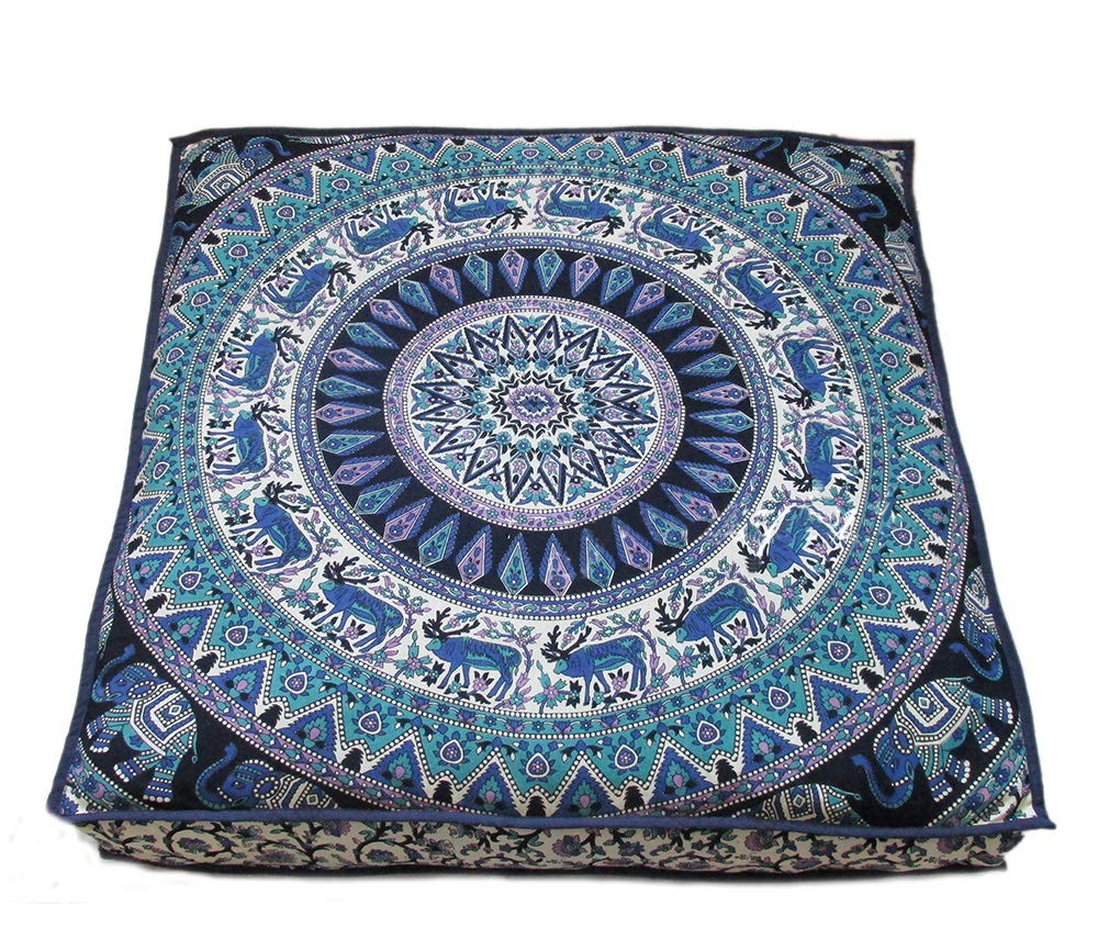 Hippie Ottoman Pouf Cover - Large 35