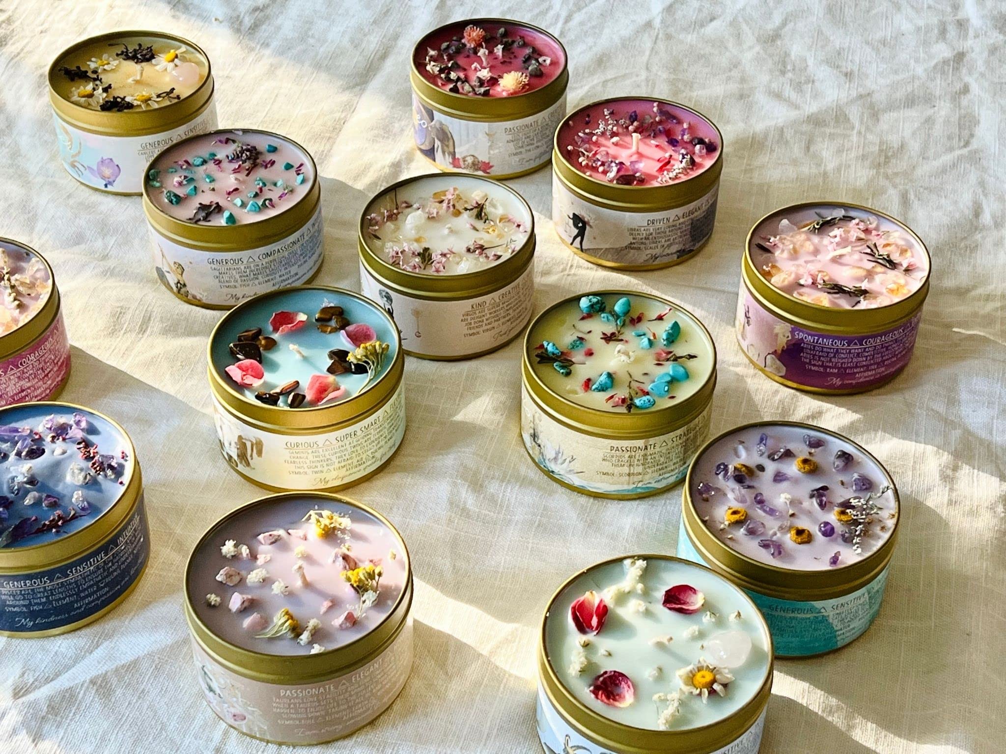 Scorpio Zodiac Scented Coconut Wax Candle - Unique Astrology Gifts for Women, Birthday Candles, Horoscope Sign Presents - Perfect for Meditation, Relaxation & Home Decor (Scorpio)