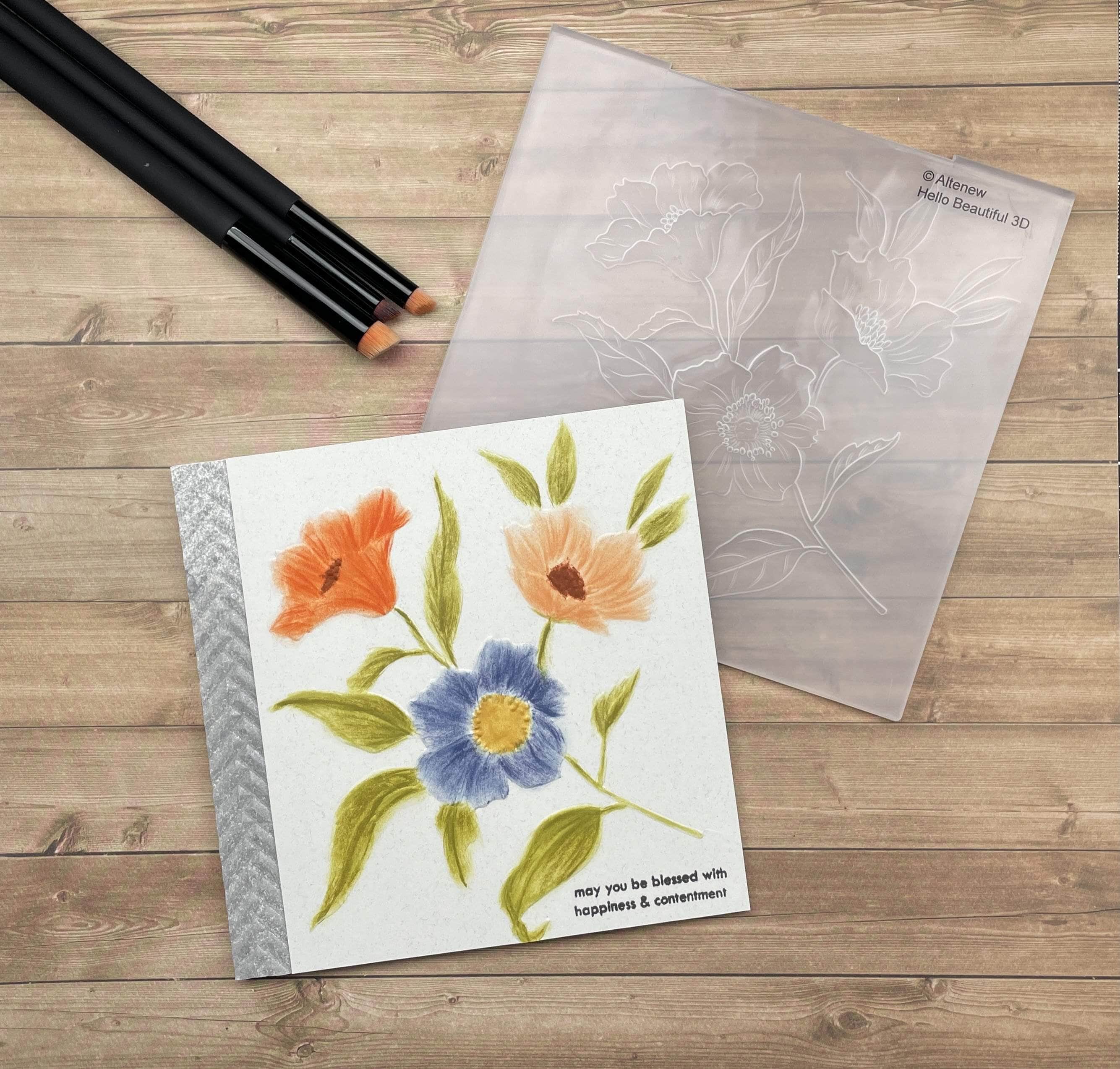 DIY Craft Your Life Project Kit: Hello Beautiful - Creative Scrapbooking & Card Making Supplies for Handmade Greeting Cards, Journals, and Home Decor