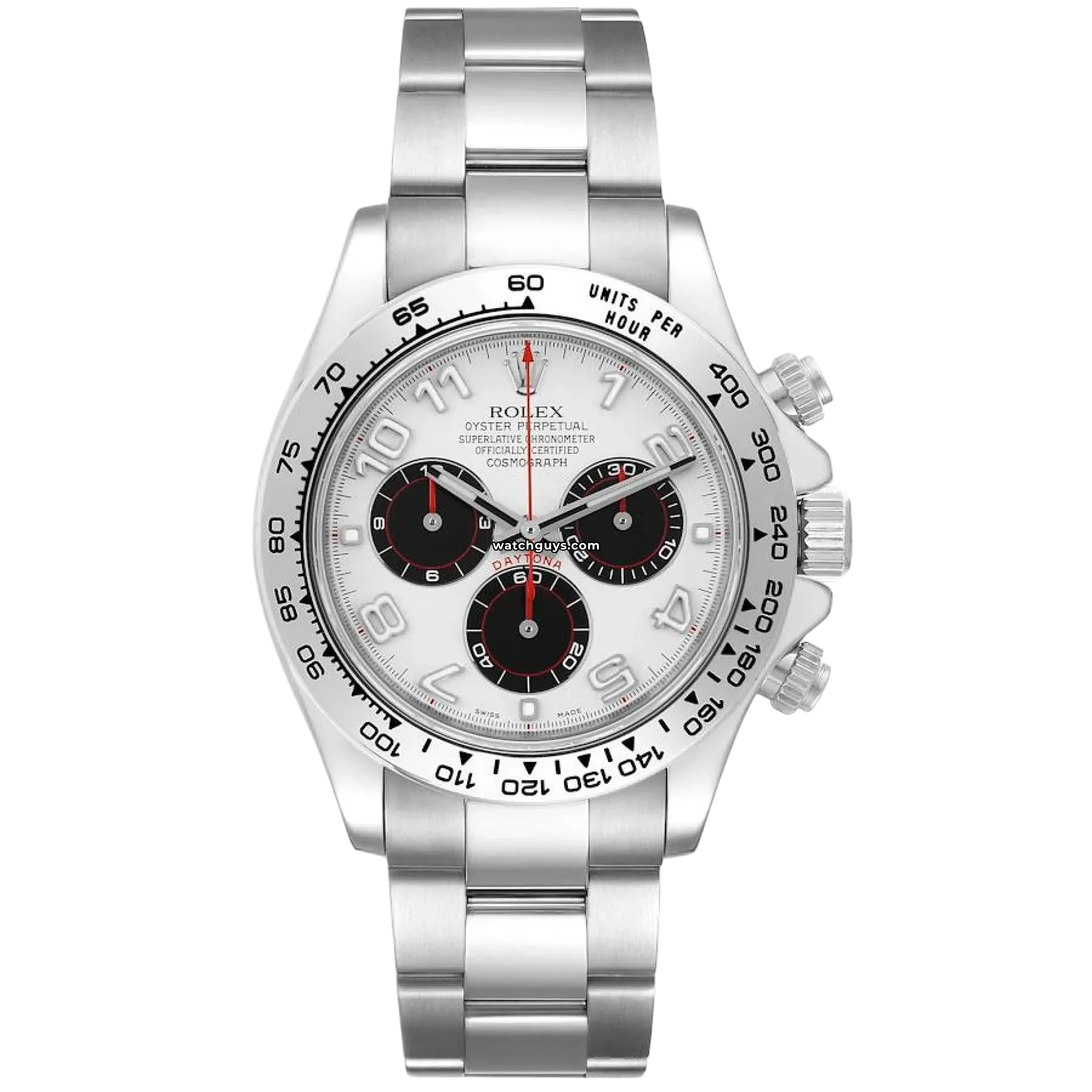 Rolex Daytona 116509 Men's Luxury Watch - Stainless Steel Case, Ivory Dial, Automatic Movement - Perfect for Business, Formal Events & Collectors