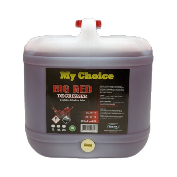 Big Red Multi-Purpose All-Round Degreaser - Heavy Duty Cleaner for Kitchen, Garage & Industrial Use - Removes Grease, Oil & Grime