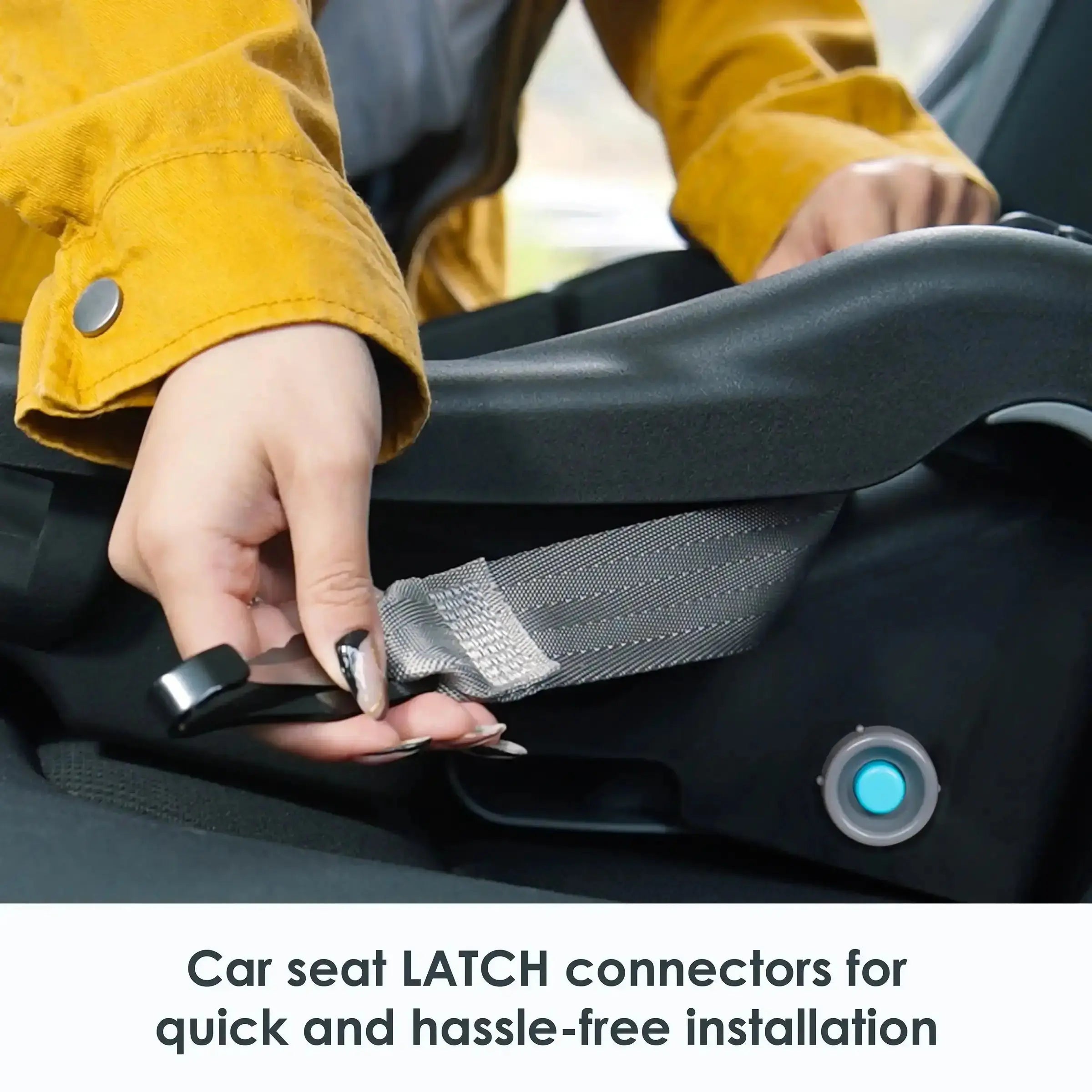 EZ Lift™ PRO Infant Car Seat - Lightweight & Safe for Newborns to 35 lbs, Desert Midnight Color (Walmart Exclusive) | Perfect for Travel, Daily Commute & Family Outings