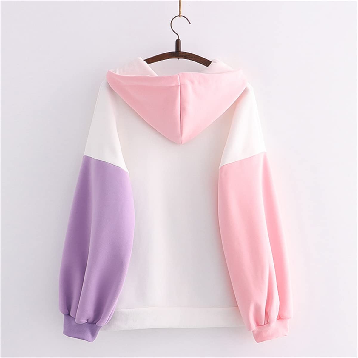 Cute Bunny Hoodie for Teens - Kawaii Japanese Cartoon Graphic Cotton Pullover Hooded Sweatshirt for Girls | Casual Wear, Anime Cosplay, Street Fashion