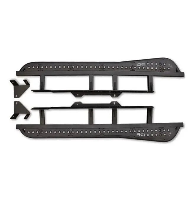 2016-2023 Toyota Tacoma RCI Offroad Rock Sliders 20 Degree Angle - Satin Black Powdercoat | Heavy-Duty Protection for Off-Roading & Rock Crawling