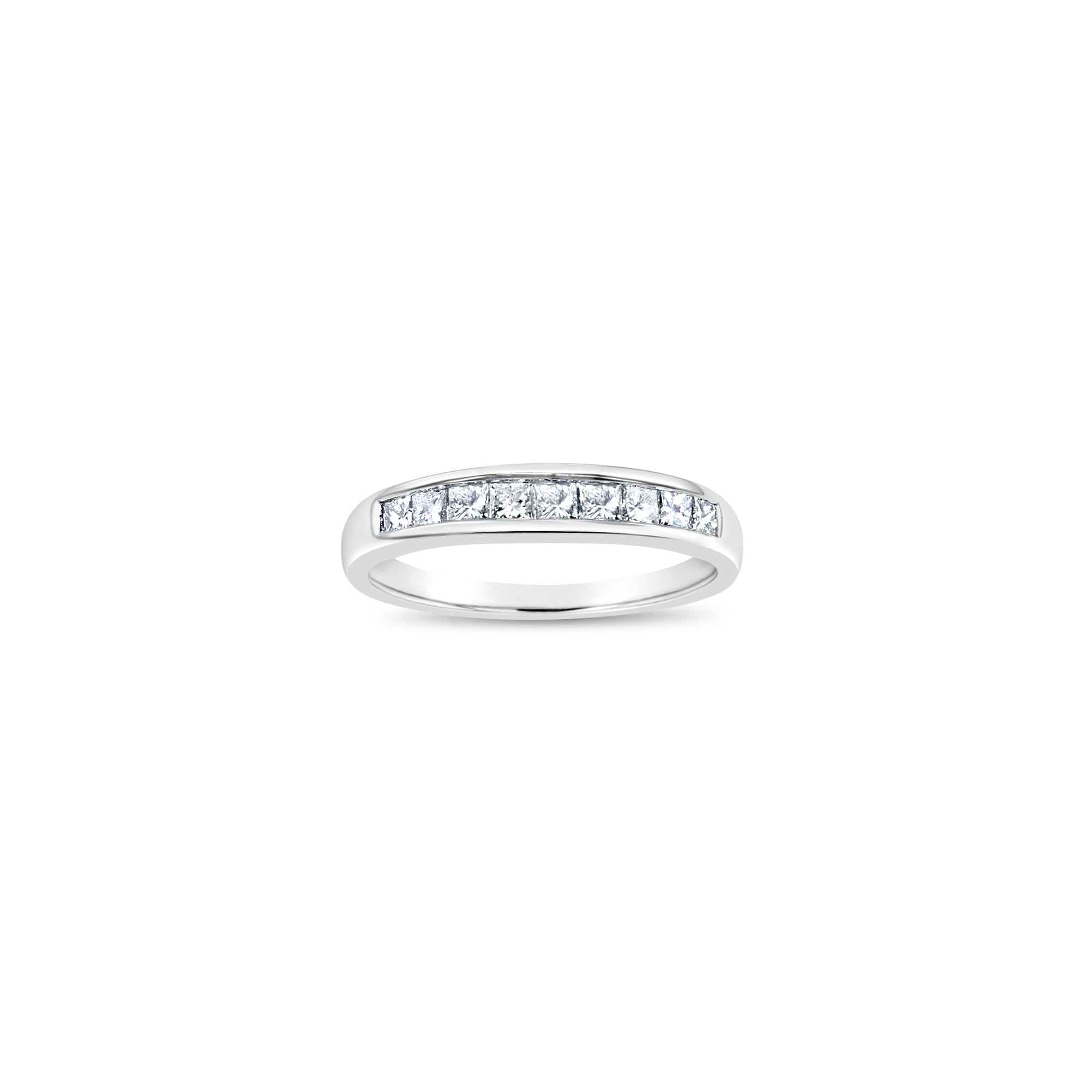 0.50 Carat Princess Cut Diamond Engagement Ring in Platinum - Perfect for Proposals, Weddings & Anniversary Gifts