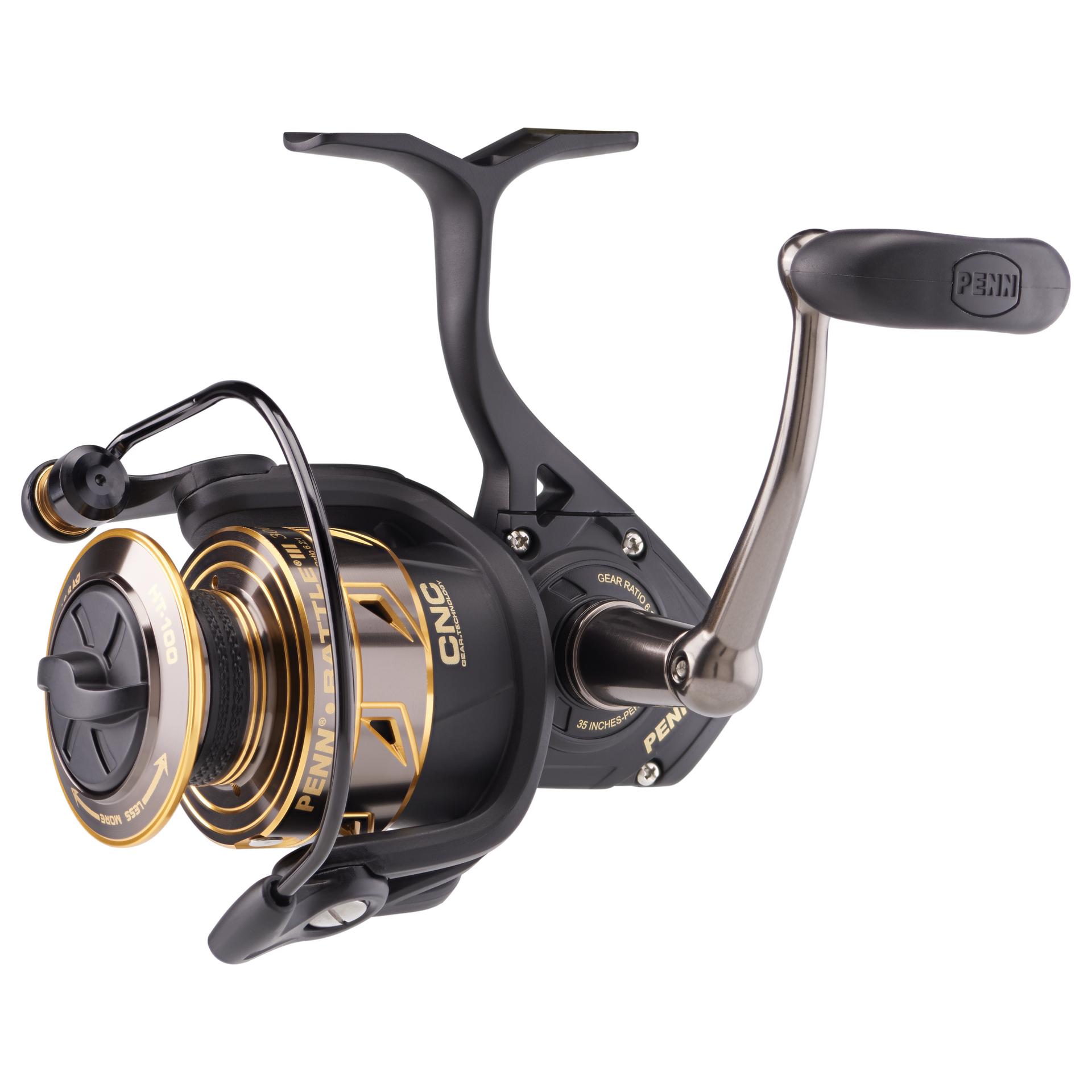 Battle® III Spinning Reel - High Performance Fishing Reel for Saltwater & Freshwater | Smooth Drag System, Lightweight Design | Perfect for Bass, Trout & Offshore Fishing