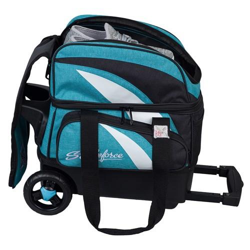 KR Strikeforce Cruiser Single Roller Teal Bowling Bag - Lightweight & Durable for League Play & Tournaments | Perfect for Bowling Enthusiasts & Pros