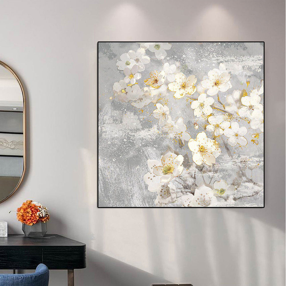Lilies in the Snow - Elegant Winter Floral Arrangement for Home Decor, Wedding Centerpieces & Holiday Gifting