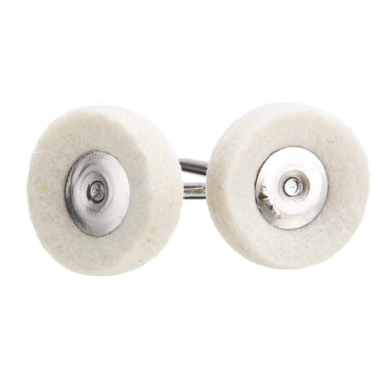 10Pcs 25mm Wool Felt Polishing Buffing Wheels for Rotary Tools - 3mm Shank Drill Grinder Accessories Kit for Metal, Wood & Jewelry Polishing - Perfect for DIY Crafts, Automotive Detailing & Home Improvement Projects