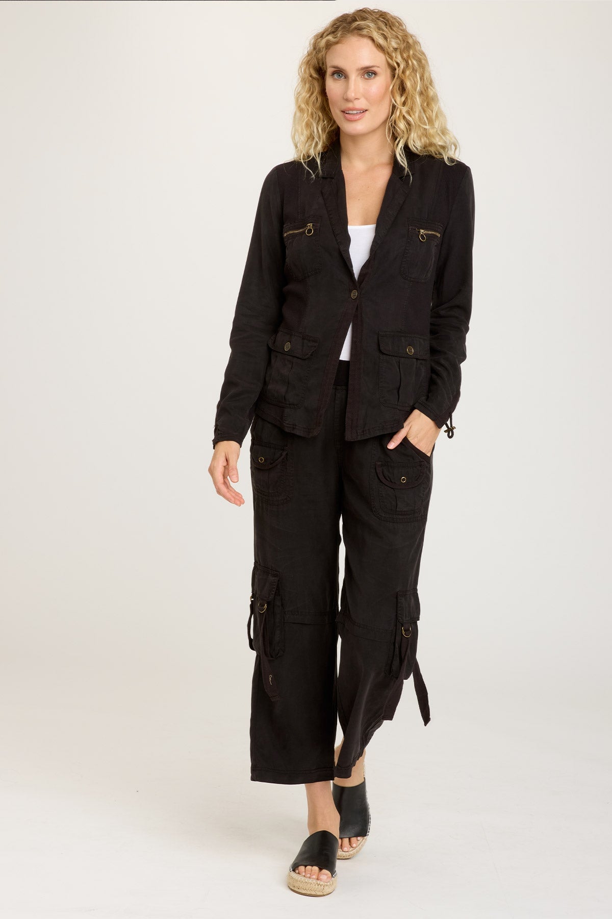 Tula Women's Black Blazer - Classic Tailored Fit for Office, Business, and Formal Events | Professional Workwear & Stylish Outerwear