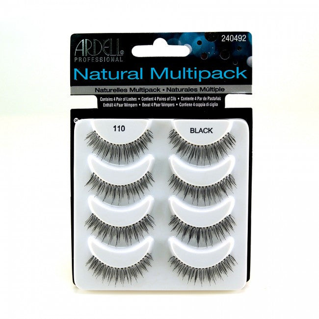 Ardell Natural Lashes Multipack 110 - 5 Pairs of Natural-Looking False Eyelashes for Everyday Wear & Special Occasions