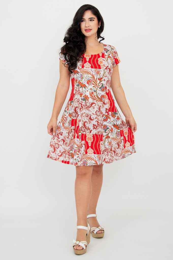 Anna Dress - Elegant & Comfortable Linen Bamboo Blend Dress for Women | Perfect for Summer, Beach, and Casual Outings