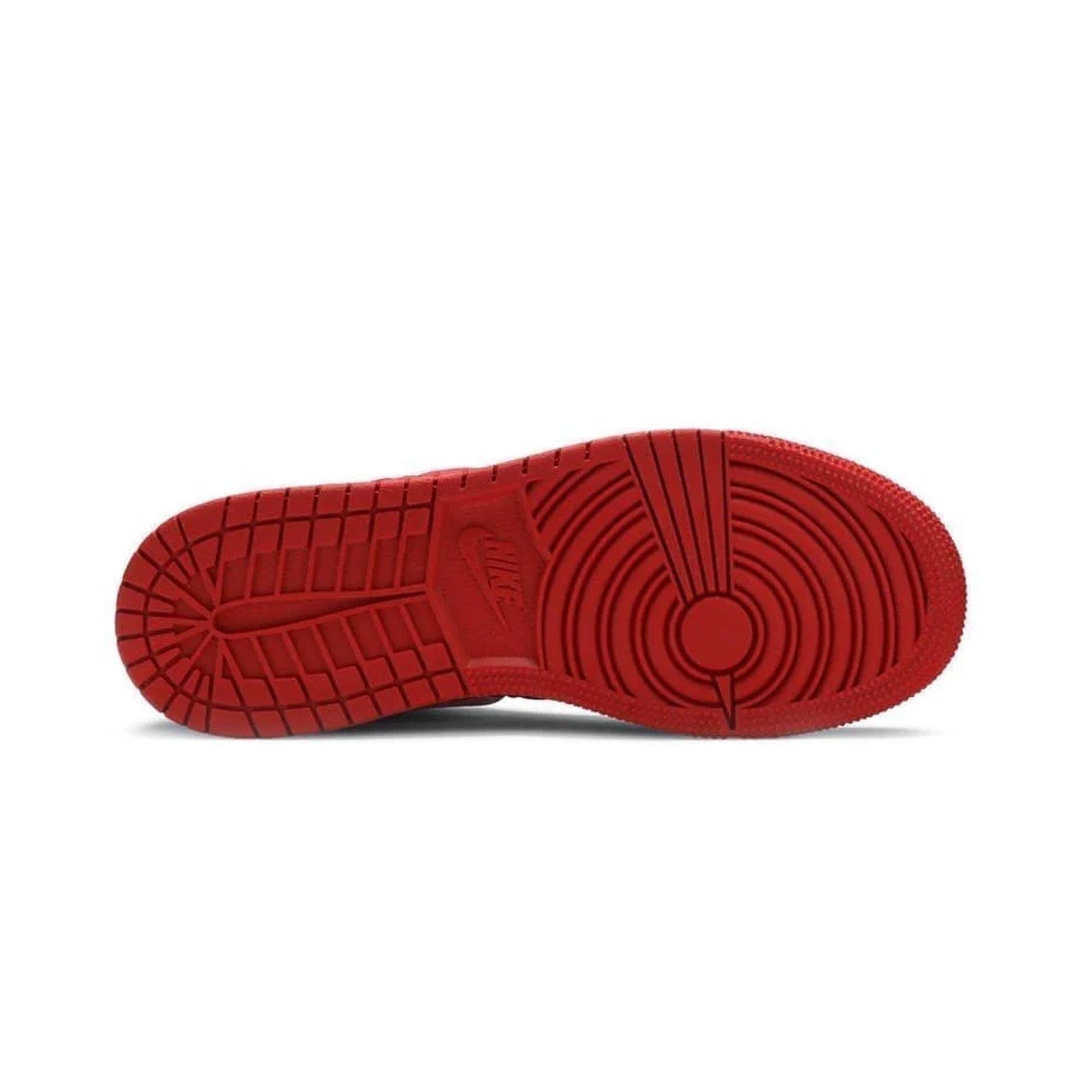 Air Jordan 1 Mid 'Red Quilt' GS Basketball Shoes for Girls - Stylish Sneakers for School, Sports & Casual Wear