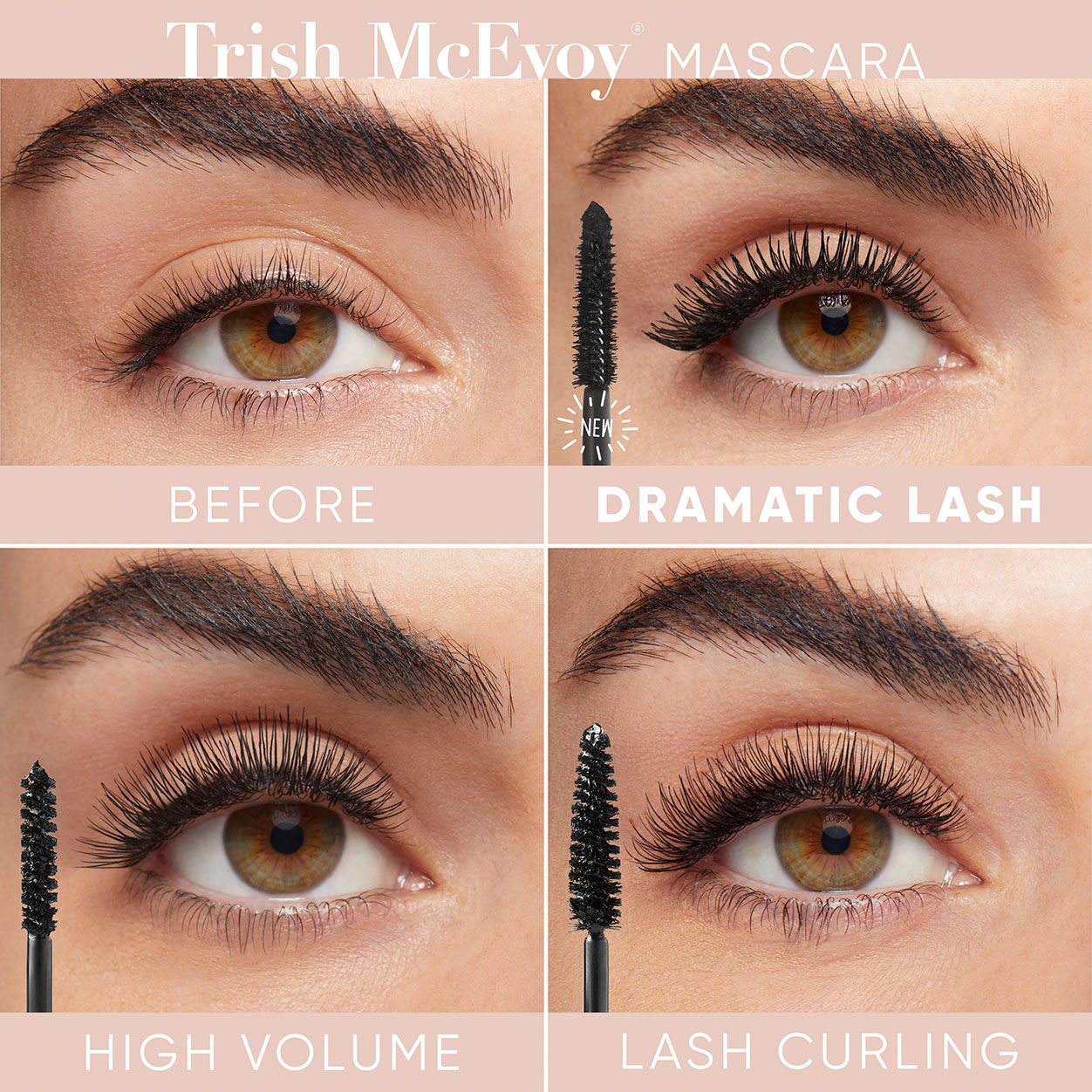 Dramatic Lash Mascara - Volumizing & Lengthening Waterproof Mascara for Bold Lashes | Perfect for Daytime Glam & Night Out Makeup
