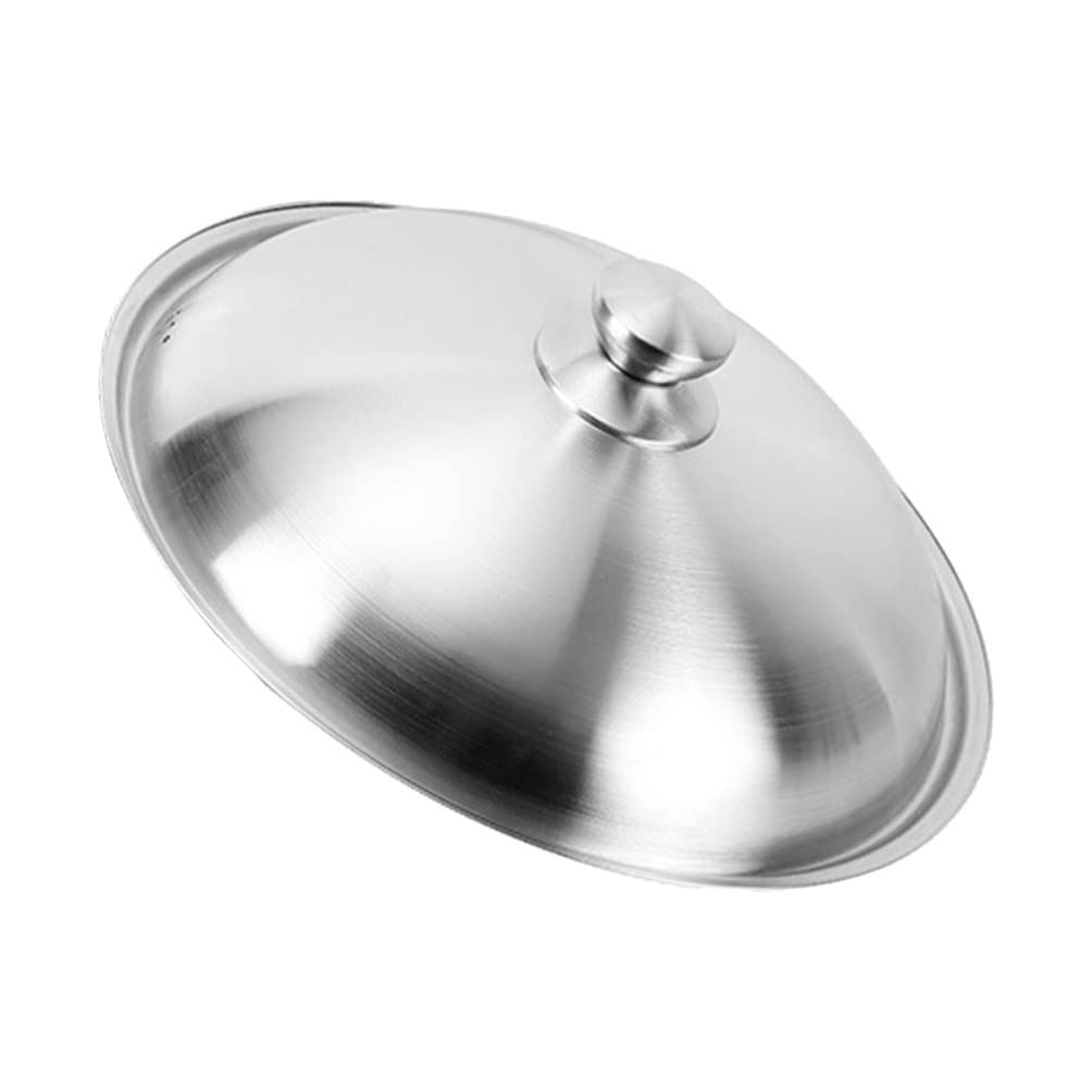 Premium Stainless Steel Glass Pot Lid 32cm - Multi-Function Replacement Cover for Pans, Pots & Frying Pans | Durable Kitchen Cookware Accessory | Perfect for Cooking, Baking & Food Storage