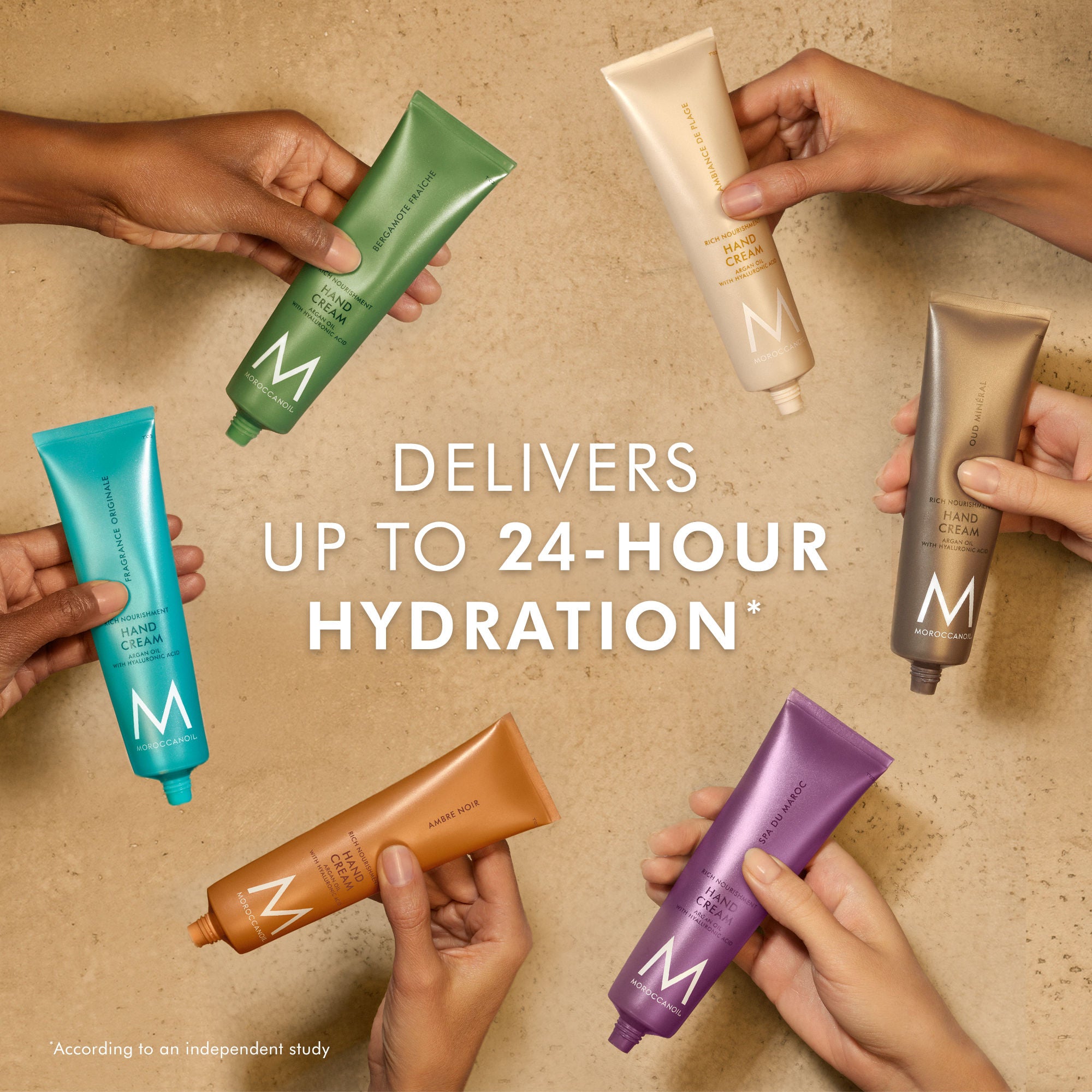 Ambiance de Plage Hand Cream - Moisturizing & Nourishing for Dry Skin - Perfect for Travel, Office & Home Use
