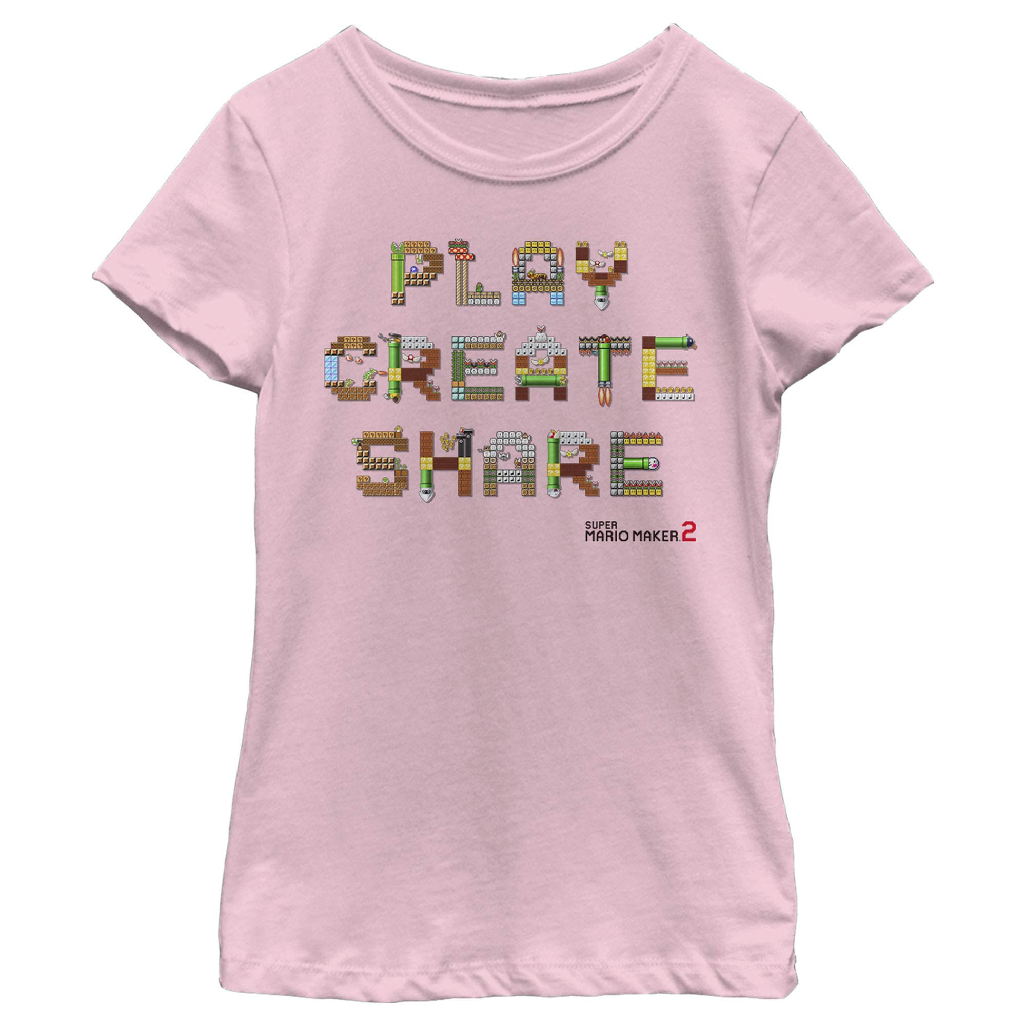 Nintendo Girls' T-Shirt - Cute Video Game Graphic Tee for Kids & Teens - Perfect for Gaming, School & Casual Wear