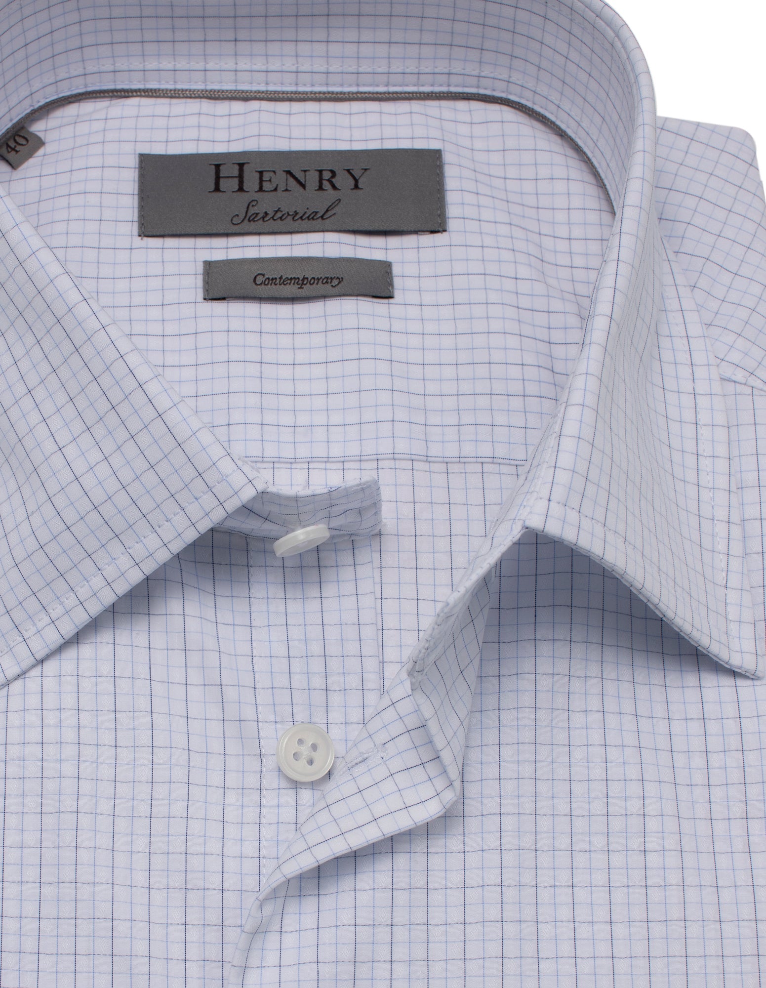HENRY SARTORIAL Men's Classic Fit Checkered Cotton Blend Casual Shirt - Multi Color | Office Wear & Smart Casual Outfits