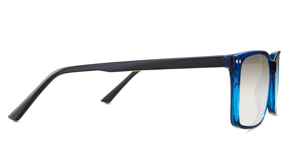 Dante Men's Prescription Tinted Glasses - UV Protection & Blue Light Blocking for Outdoor & Digital Screen Use