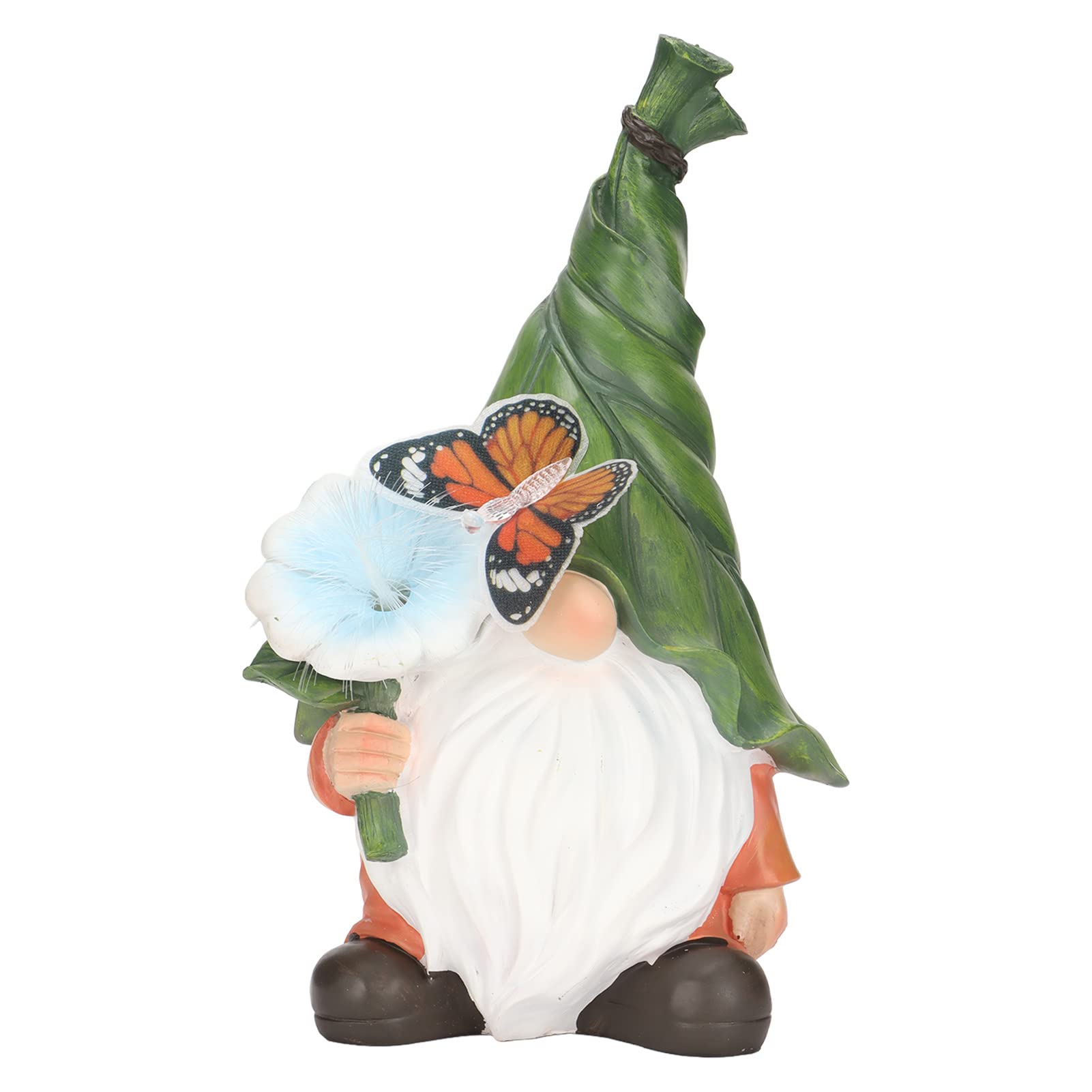 Agatige Garden Gnomes with LED Lights - Cute Outdoor Dwarf Elf Decor for Yard, Patio & Garden - Perfect Housewarming Gift for Christmas, Halloween & Home Decoration