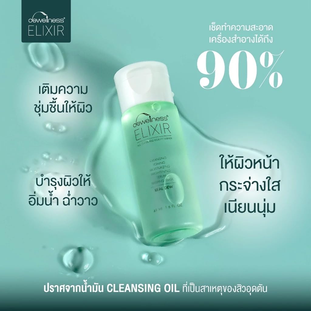 Dewellnesss Elixir All Clean & Beauty Water (48ml) - Hydrating Facial Mist for Glowing Skin | Perfect for Travel, Gym & Daily Skincare Routine