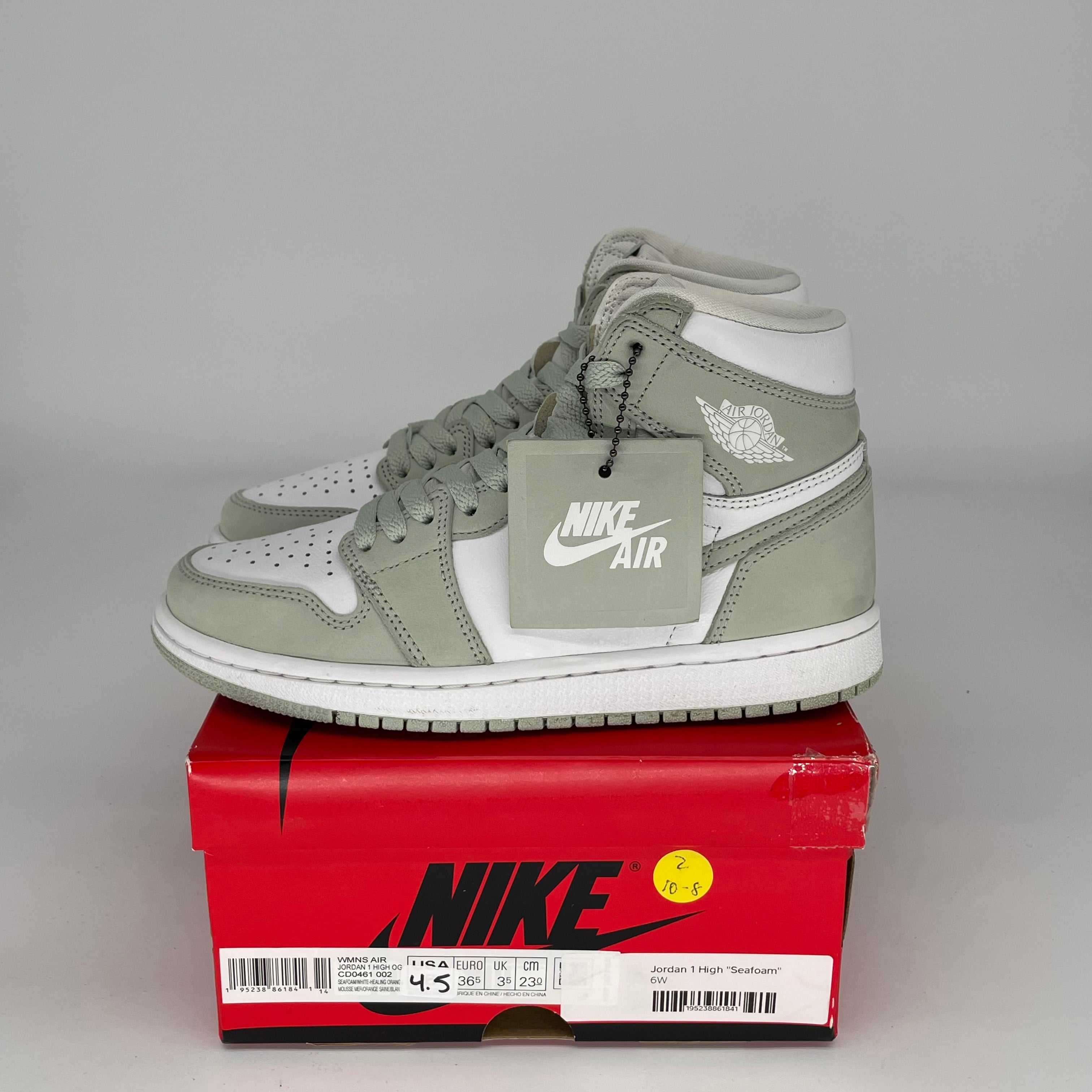 AIR JORDAN 1 SEAFOAM Women's Sneakers Size 4.5/6W - Style CD0461-002 | Basketball Shoes for Women, Casual Streetwear & Gym Workout Fashion
