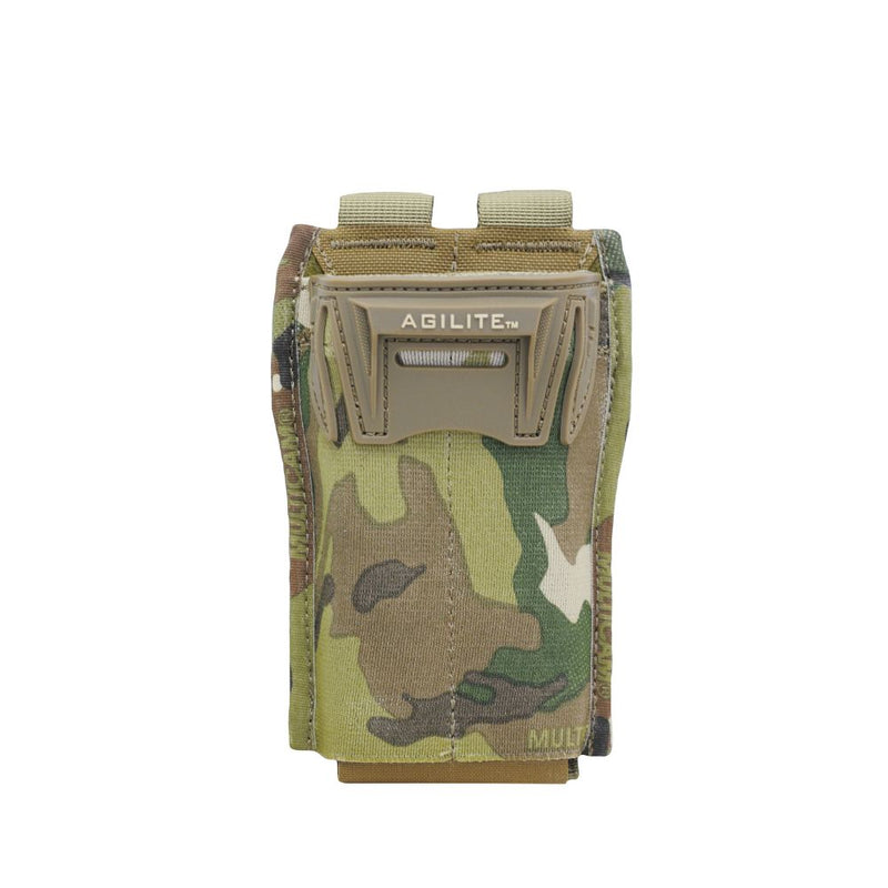 Agilite Pincer Single 5.56 Magazine Pouch - Tactical Molle-Compatible Rifle Magazine Holder for AR-15, M4 - Perfect for Military, Law Enforcement & Outdoor Shooting Range Use