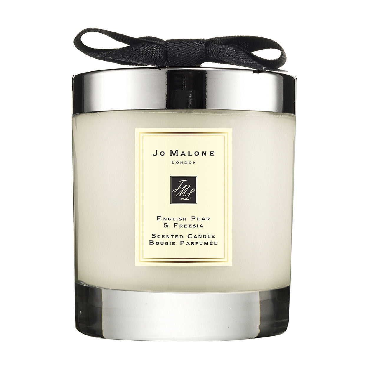 English Pear & Freesia Scented Soy Wax Candle for Home - Relaxing Aromatherapy for Bedroom, Bathroom & Living Room