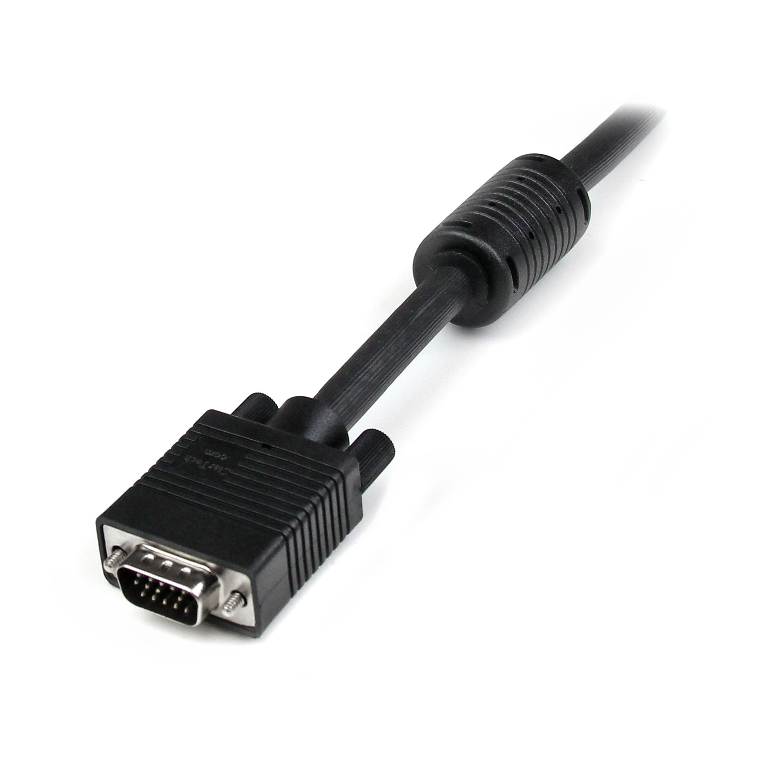StarTech.com 1ft VGA to VGA Cable HD15 M/M - High Resolution Coaxial Monitor Cable for PC, Laptop, Projector - Perfect for Office, Home Theater & Gaming Setup (MXT101MMHQ1)