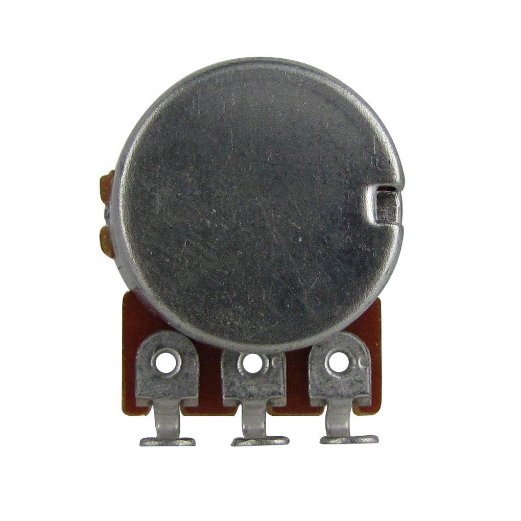 FLEOR 4-Pack 18mm Small Guitar Potentiometers - A500K Split Shaft Audio Taper Pots for Electric Guitar, Bass & DIY Repair - Perfect for Volume/Tone Control & Amp Modifications