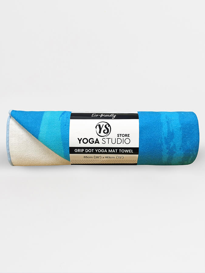 Non-Slip Yoga Mat with Grip Dots - Premium Studio Quality for Hot Yoga, Pilates & Home Workouts - Sweat Absorbent & Eco-Friendly