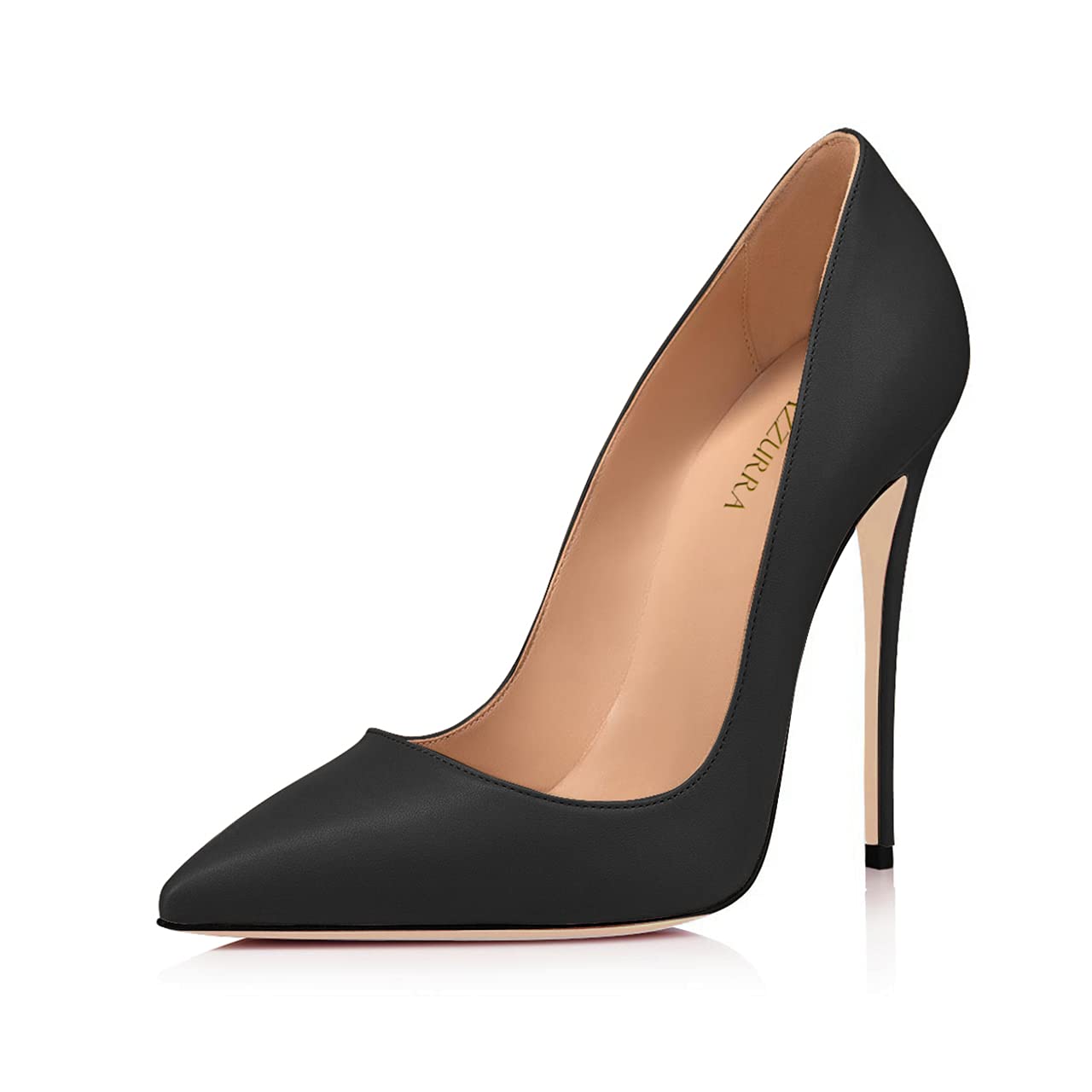 MIRAAZZURRA Women's Stiletto High Heel Pumps - Sexy Pointed Toe Wedding & Evening Dress Shoes for Women - Perfect for Bridal, Prom, Party & Formal Occasions
